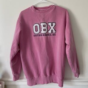 Vintage size small OBX pink crew neck
